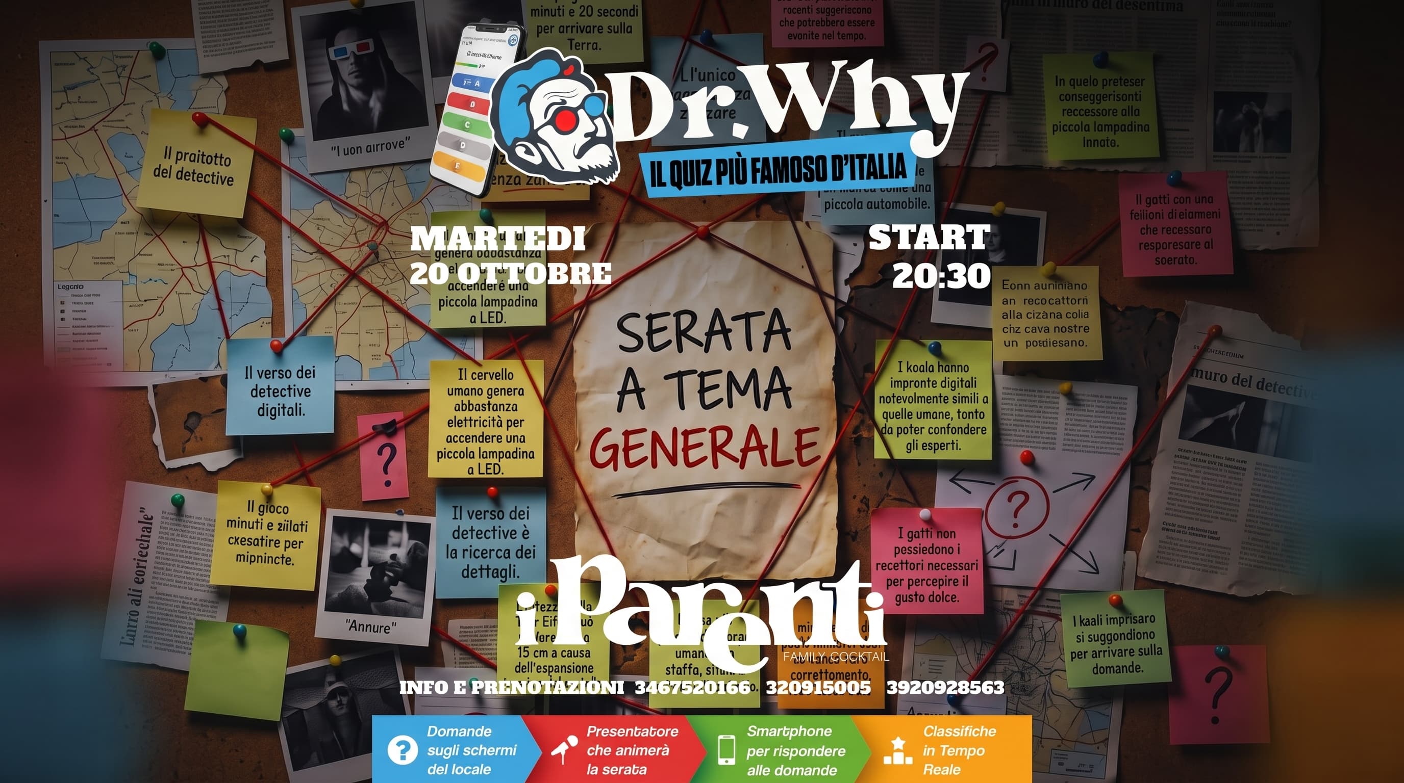 MARTEDÌ DR. WHY!