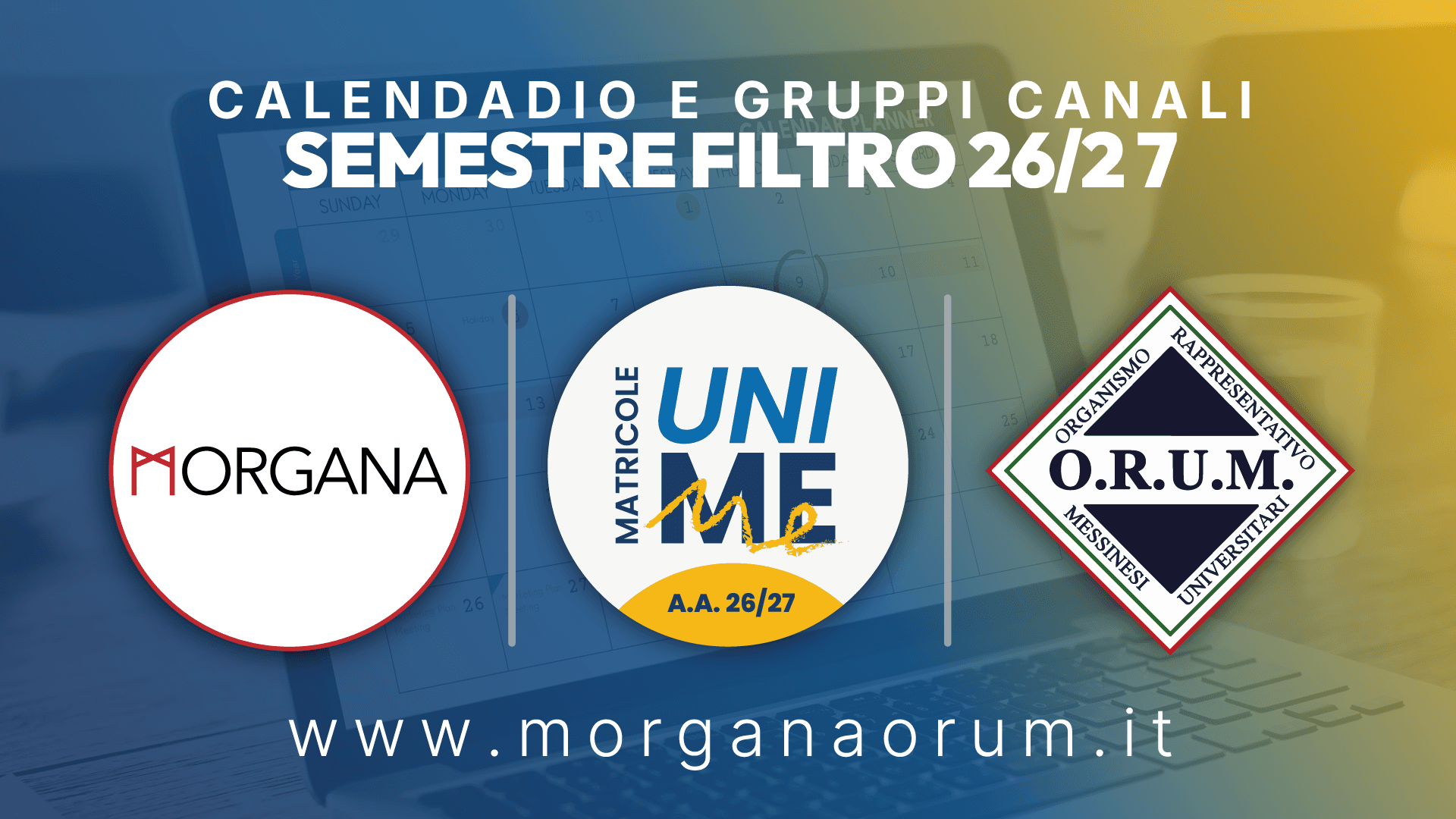Calendario e Canali Semestre Aperto 26/27
