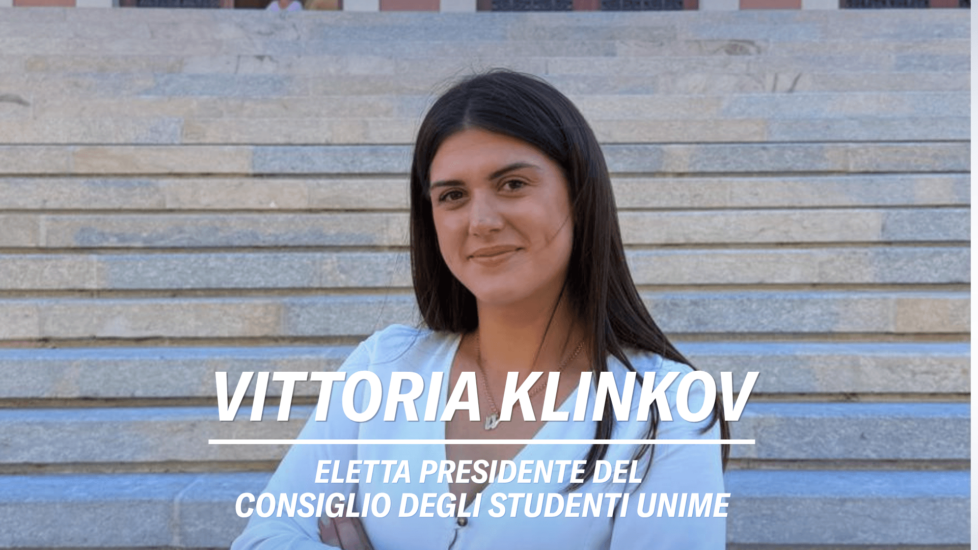 Vittoria Klinkov elected President of the UniMe Student Council