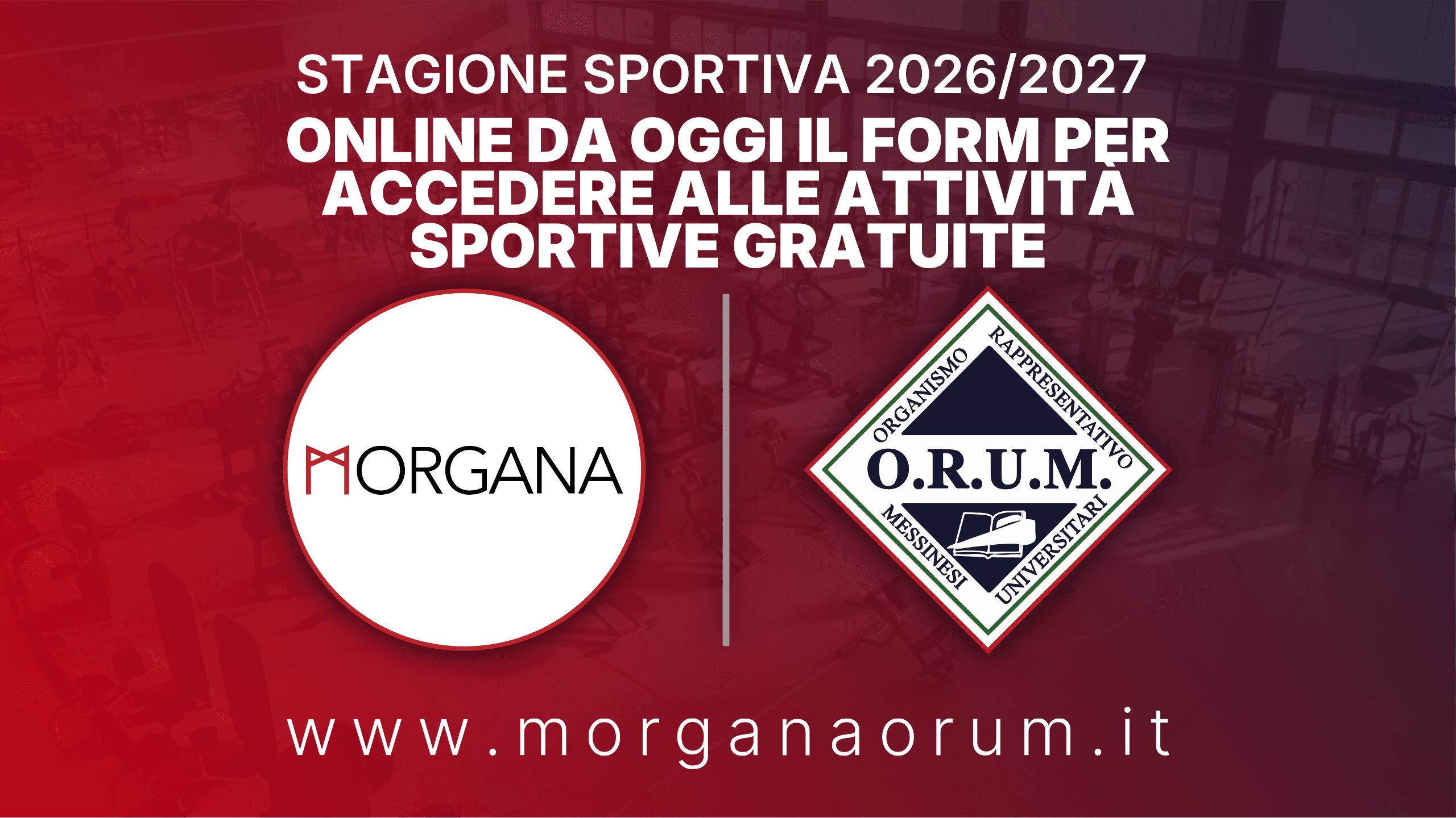 Servizi Sportivi UniMe 2026/2027: online il form per le attività gratuite